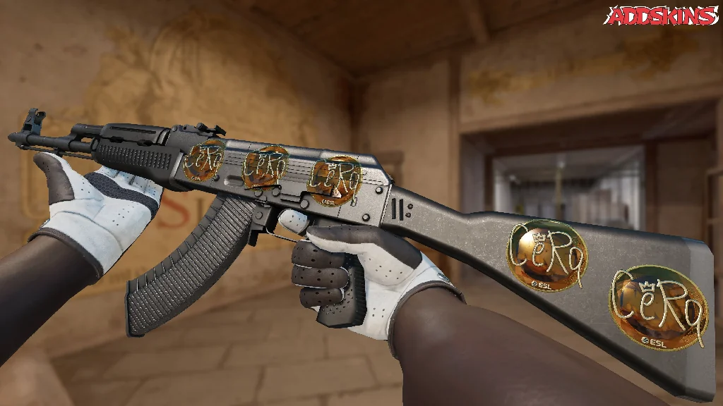 Sticker | CeRq (Gold) | Katowice 2019 inspecting