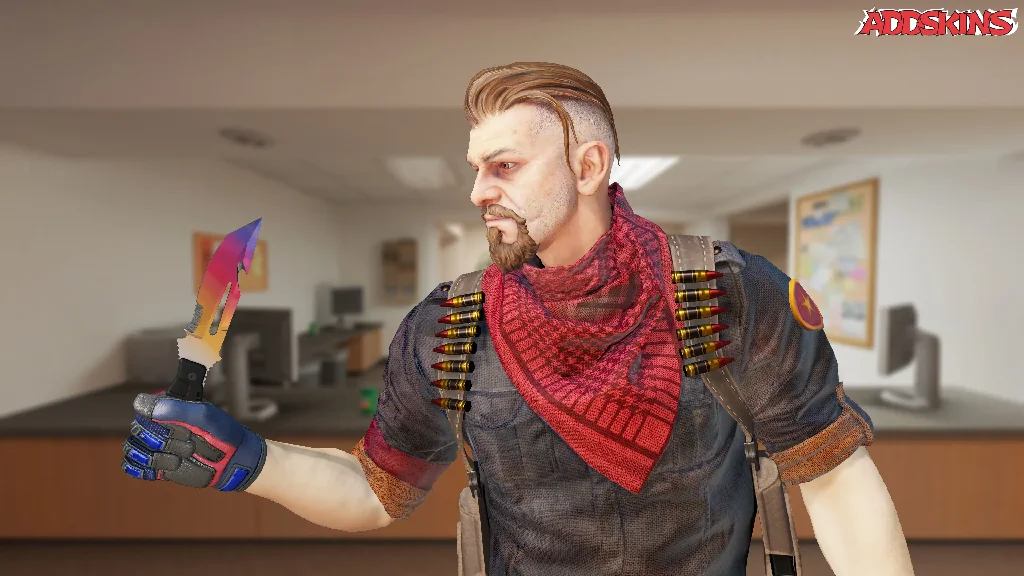 ★ Survival Knife | Fade pose-2