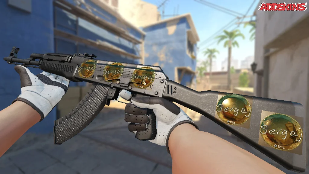 Sticker | sergej (Gold) | Katowice 2019 inspecting