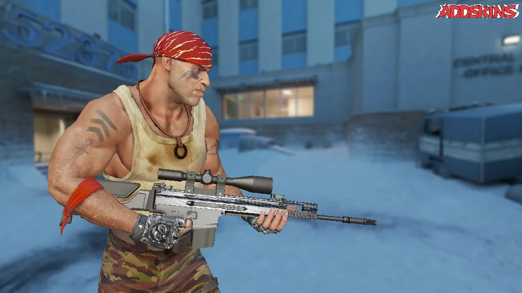 SCAR-20 | Carbon Fiber pose-3