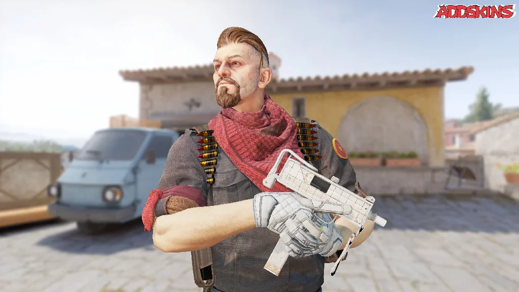 MAC-10 | Arabesque Mosaic pose-1