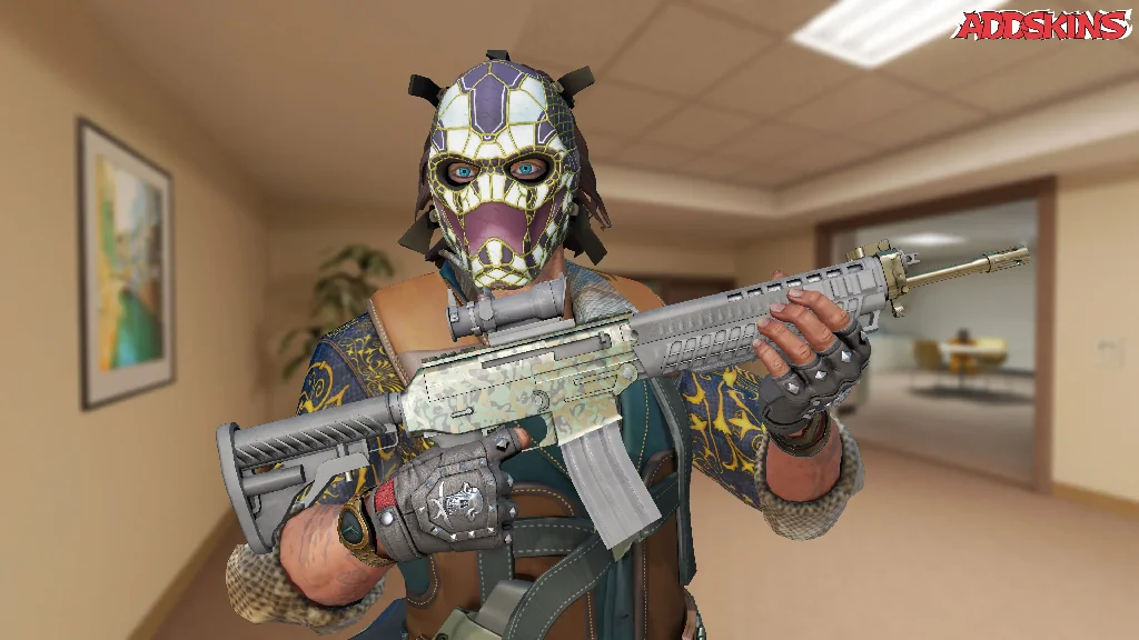 SG 553 | Army Sheen pose-1
