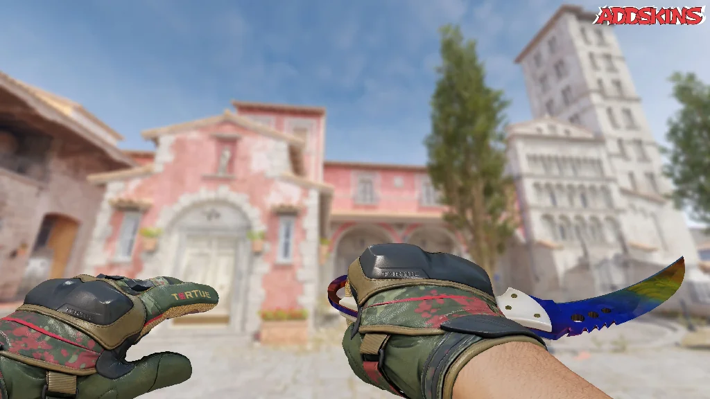 ★ Talon Knife | Marble Fade holding