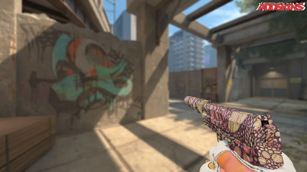 USP-S | Orange Anolis holding