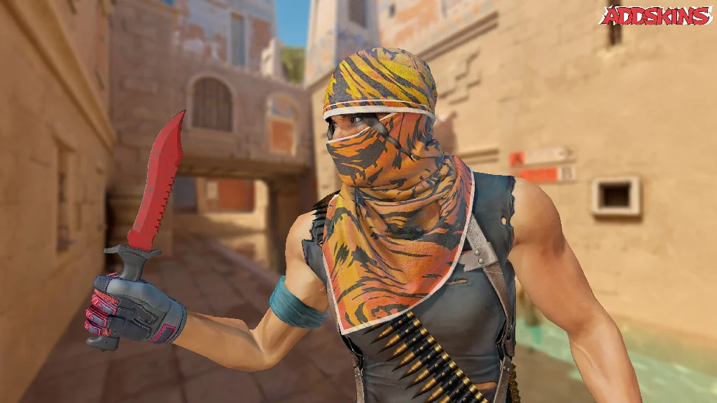 ★ Bowie Knife | Crimson Web pose-2