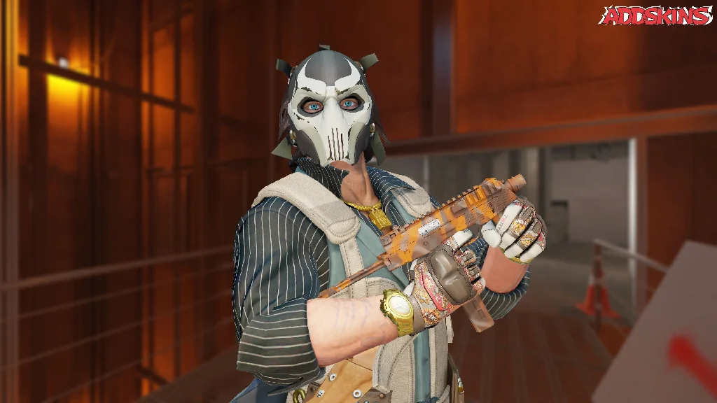 MP9 | Orange Peel pose-2