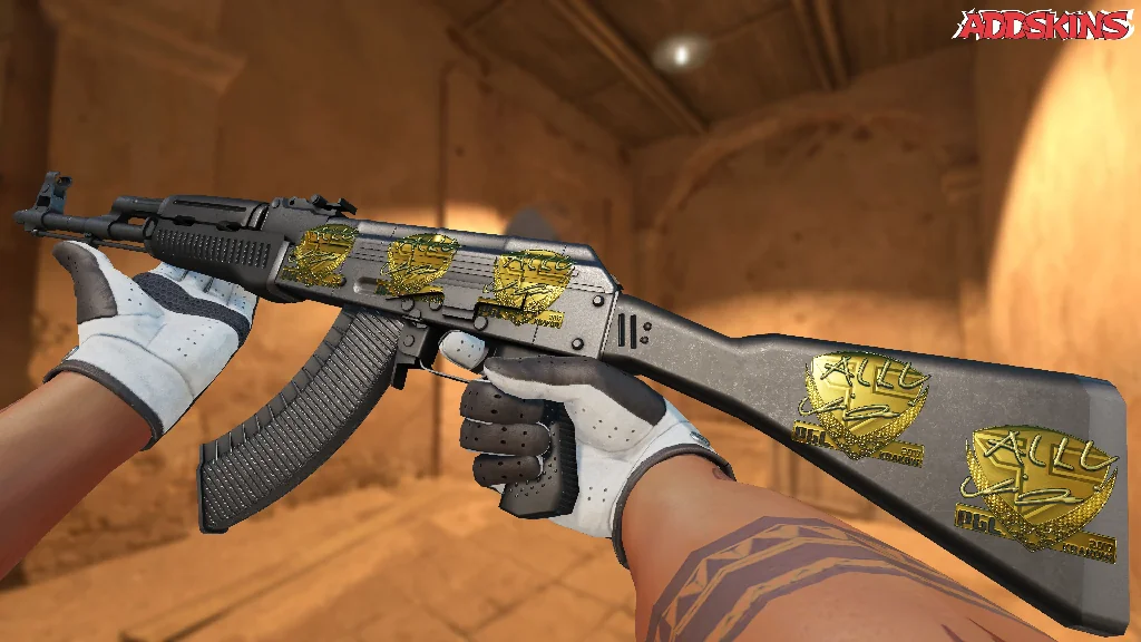 Sticker | allu (Gold) | Krakow 2017 inspecting