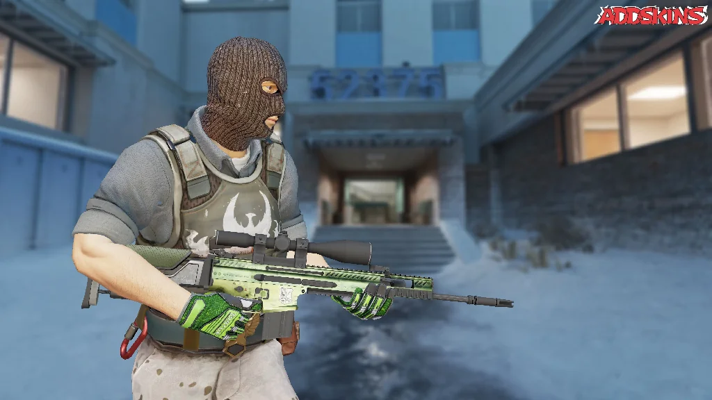 SCAR-20 | Green Marine pose-3