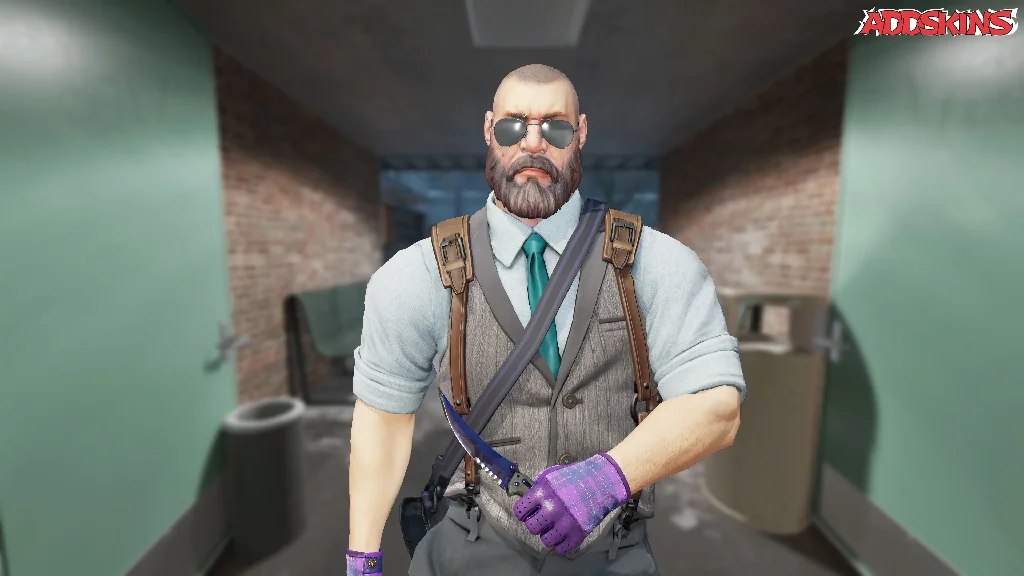 ★ Flip Knife | Doppler Black Pearl pose-1