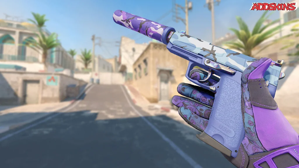 USP-S | Alpine Camo inspecting