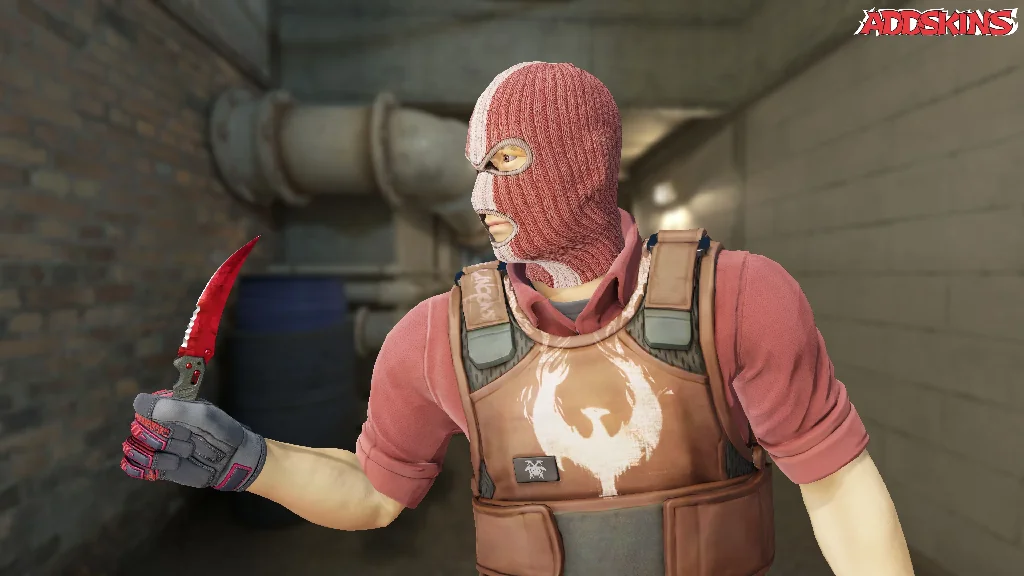 ★ Flip Knife | Doppler Ruby pose-2