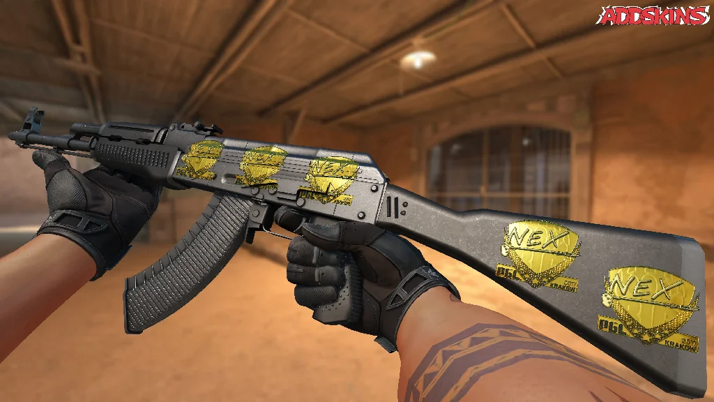 Sticker | nex (Gold) | Krakow 2017 inspecting