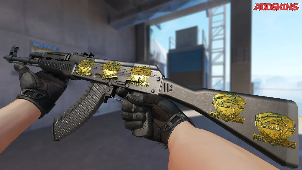 Sticker | keshandr (Gold) | Krakow 2017 inspecting