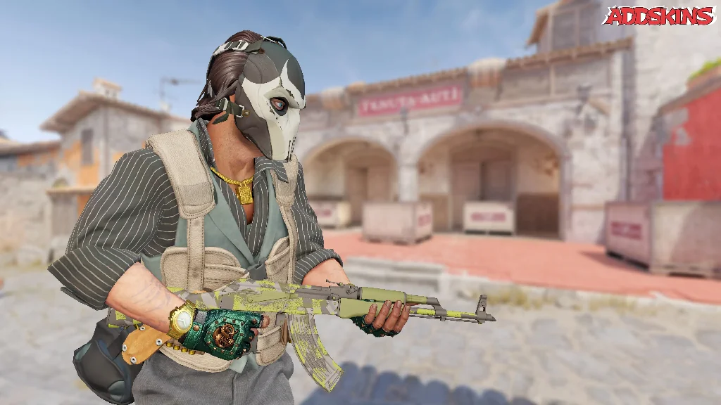 AK-47 | Olive Polycam pose-3