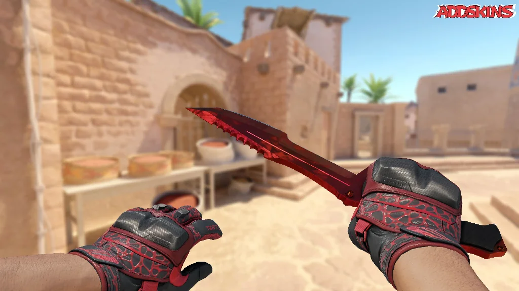 ★ Huntsman Knife | Doppler Ruby holding