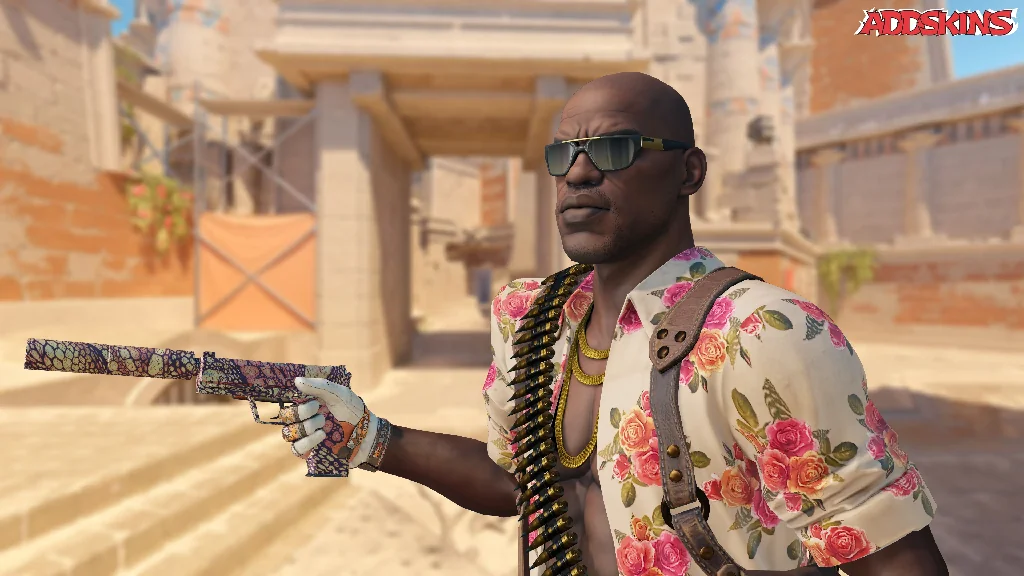 USP-S | Orange Anolis pose-3