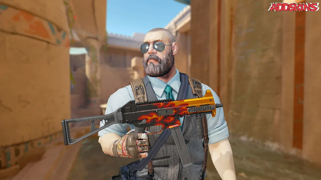 UMP-45 | Blaze pose-1