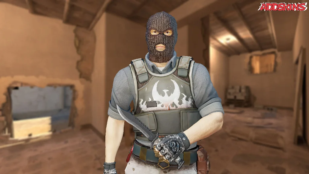 ★ Bowie Knife | Black Laminate pose-1