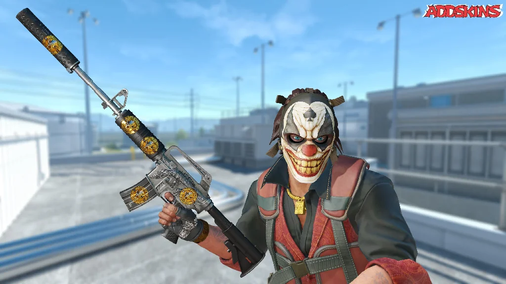 Sticker | Gold ESL Skull (Foil) | Katowice 2014 pose-2