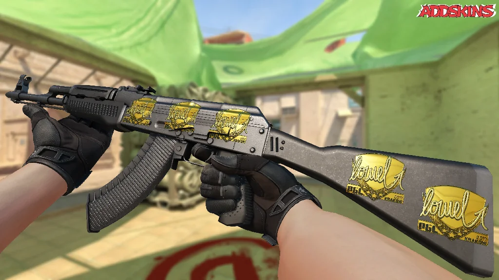 Sticker | loWel (Gold) | Krakow 2017 inspecting