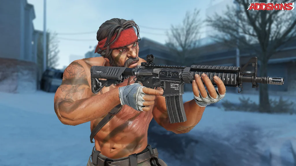 M4A4 | Dark Operative pose-2