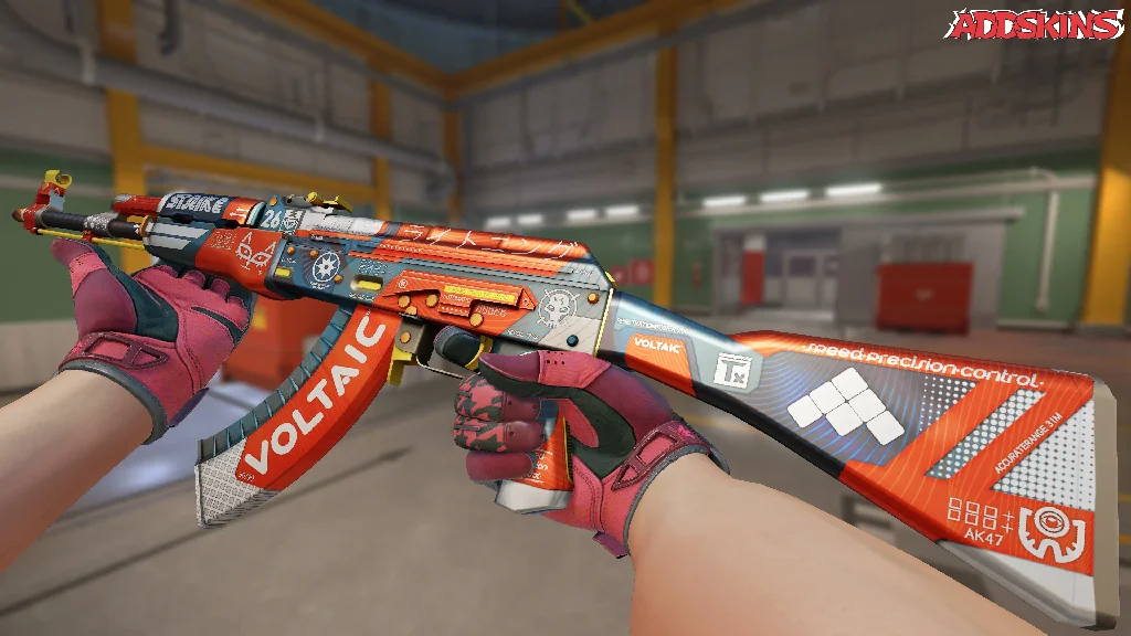 AK-47 | Bloodsport inspecting