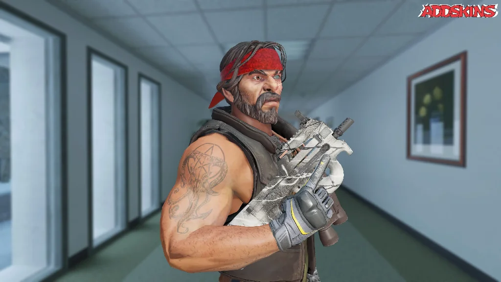 P90 | Ash Wood pose-2