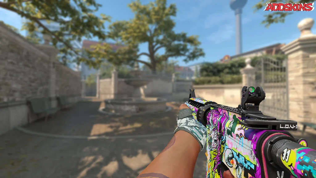 M4A4 | In Living Color holding