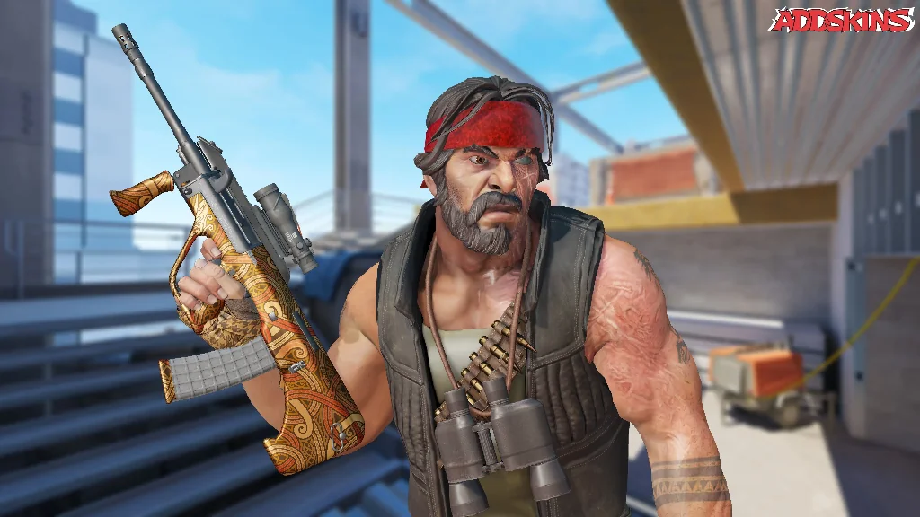 AUG | Flame Jörmungandr pose-2