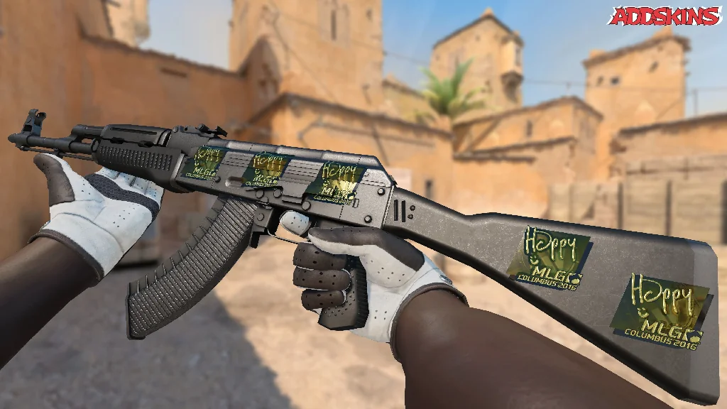 Sticker | Happy (Gold) | MLG Columbus 2016 inspecting
