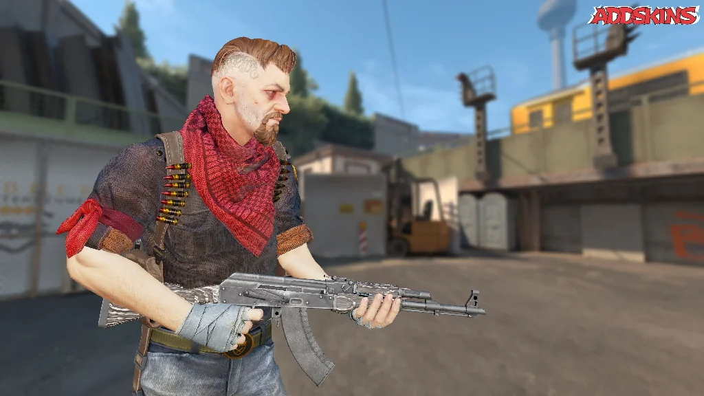 AK-47 | Black Laminate pose-3