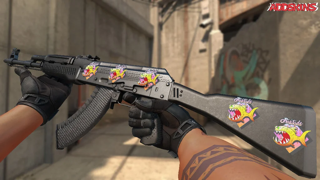 Sticker | Yellow Jaggyfish inspecting