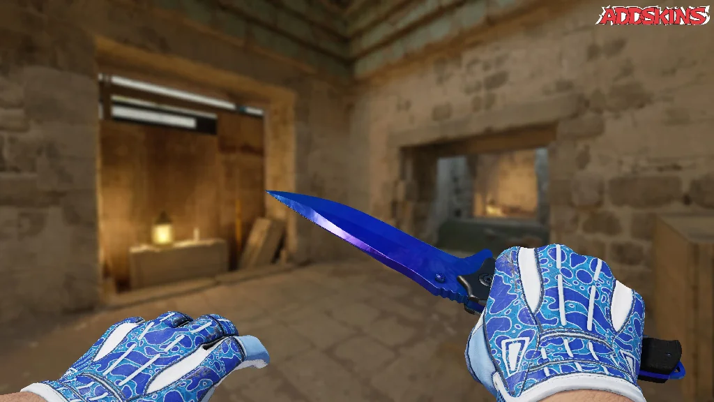 ★ Nomad Knife | Doppler Sapphire holding