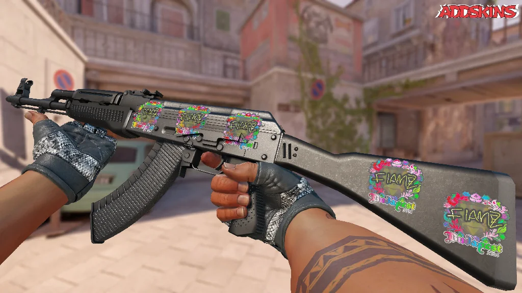 Sticker | FlameZ (Holo) | Budapest 2025 inspecting