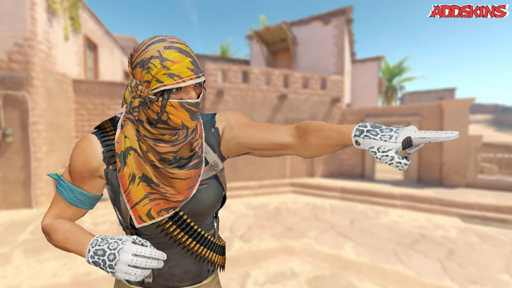 ★ Driver Gloves | Snow Leopard pose-2