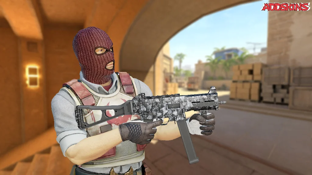 UMP-45 | Metal Flowers pose-3