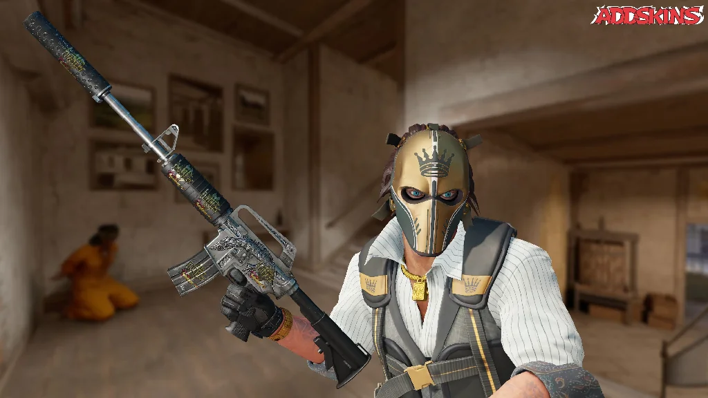 Sticker | huNter- (Gold) | Shanghai 2024 pose-2