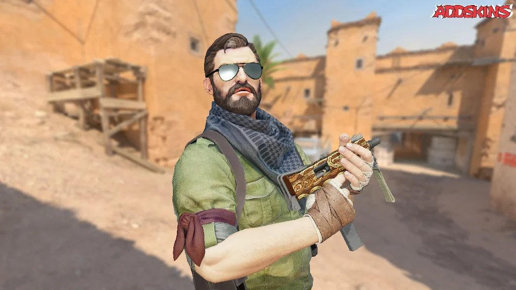 MAC-10 | Copper Borre pose-3