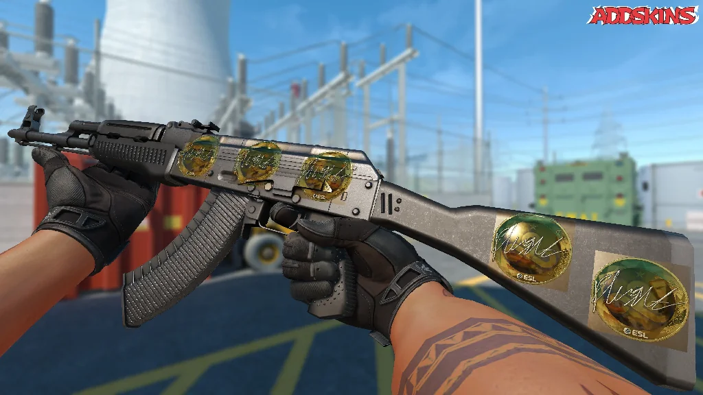 Sticker | flusha (Gold) | Katowice 2019 inspecting