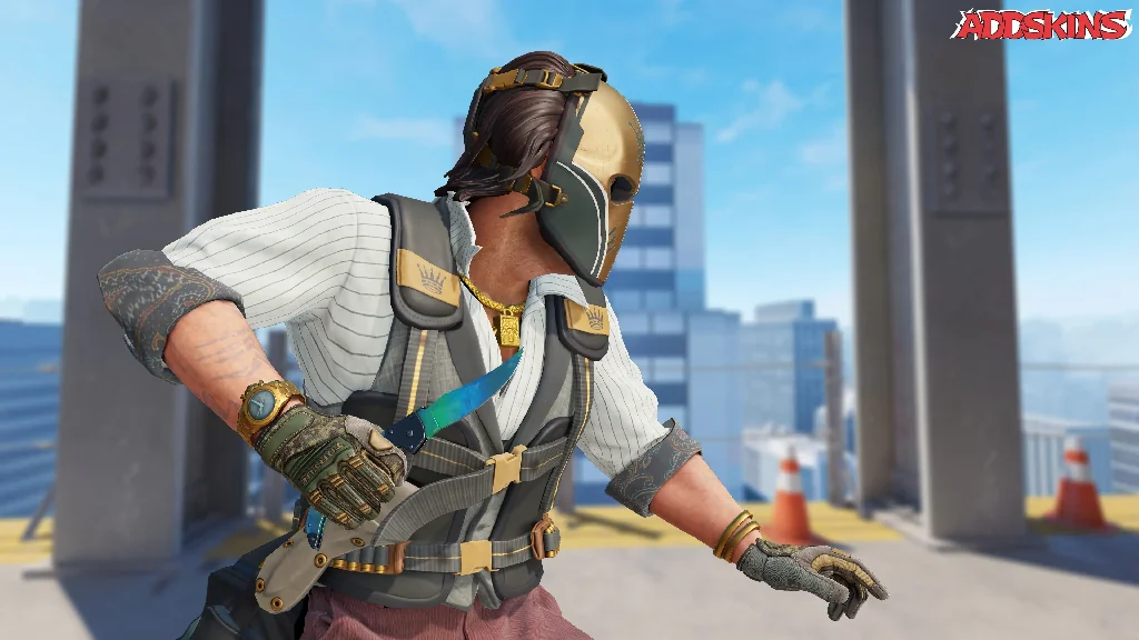 ★ Falchion Knife | Gamma Doppler Phase 3 pose-3