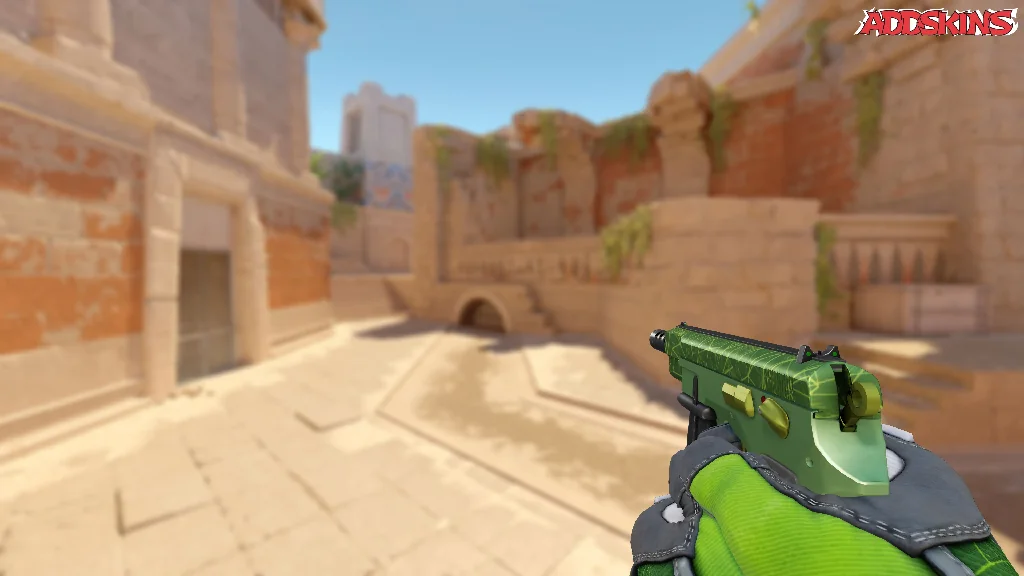 CZ75-Auto | Emerald Quartz holding