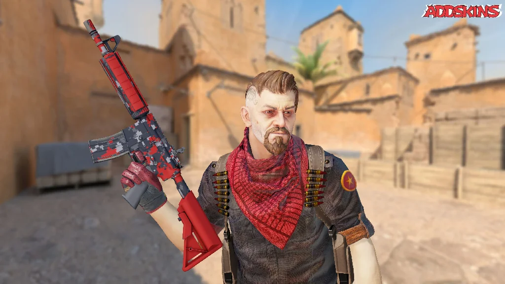 M4A4 | Red DDPAT pose-2