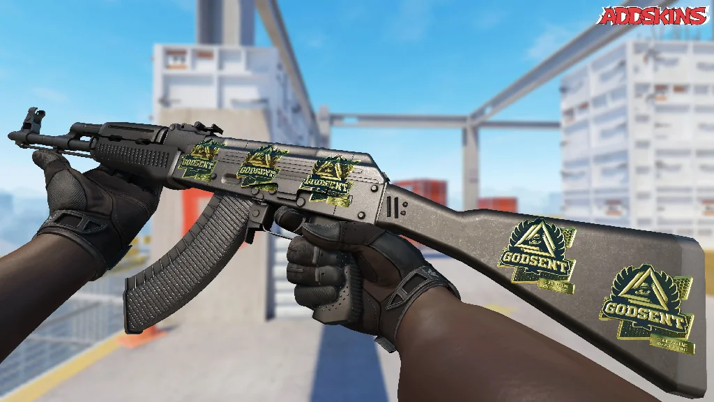 Sticker | GODSENT (Gold) | Atlanta 2017 inspecting
