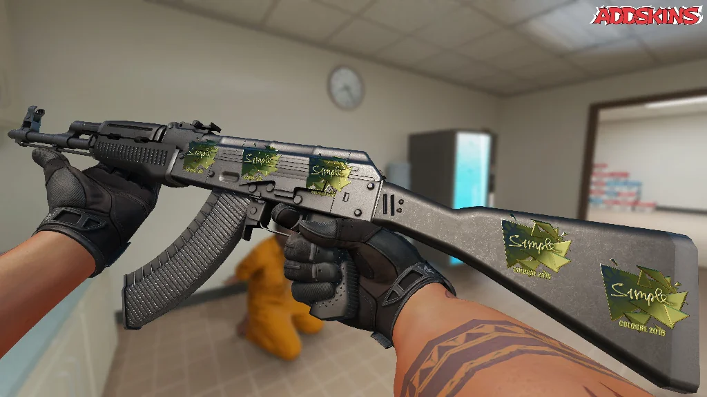 Sticker | s1mple (Gold) | Cologne 2016 inspecting
