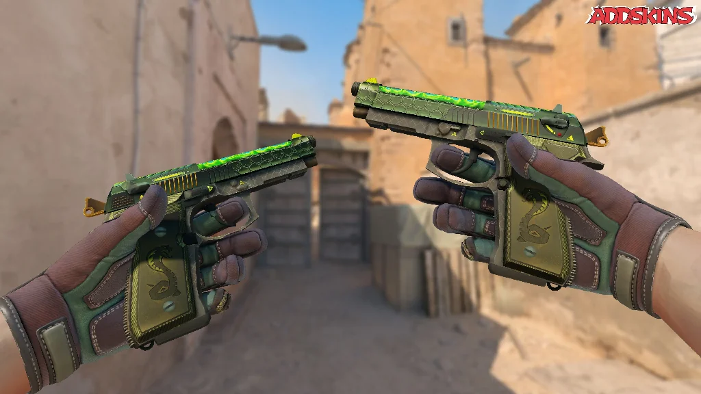 Dual Berettas | Cobra Strike inspecting