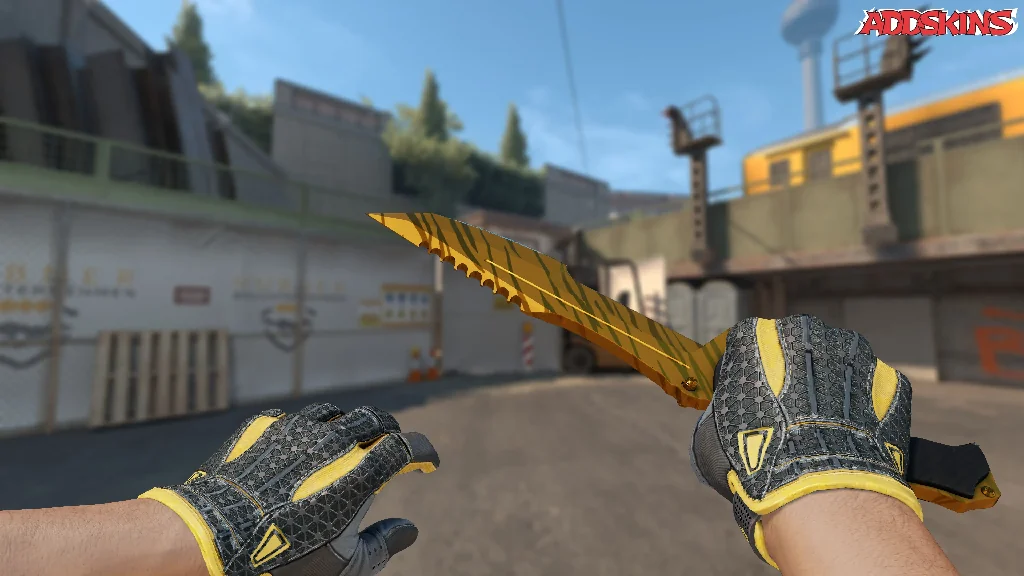 ★ Huntsman Knife | Tiger Tooth holding