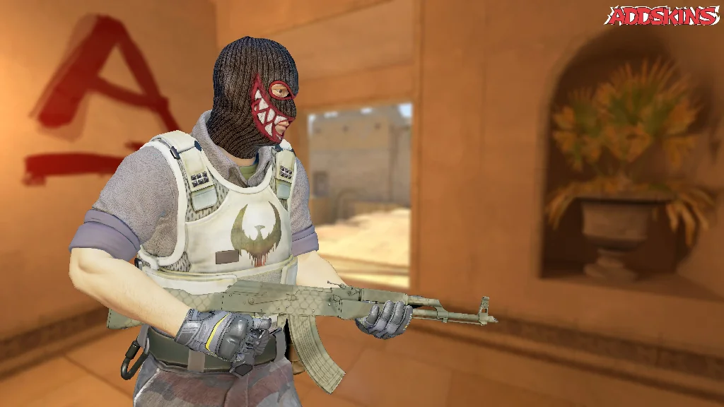 AK-47 | Safari Mesh pose-3