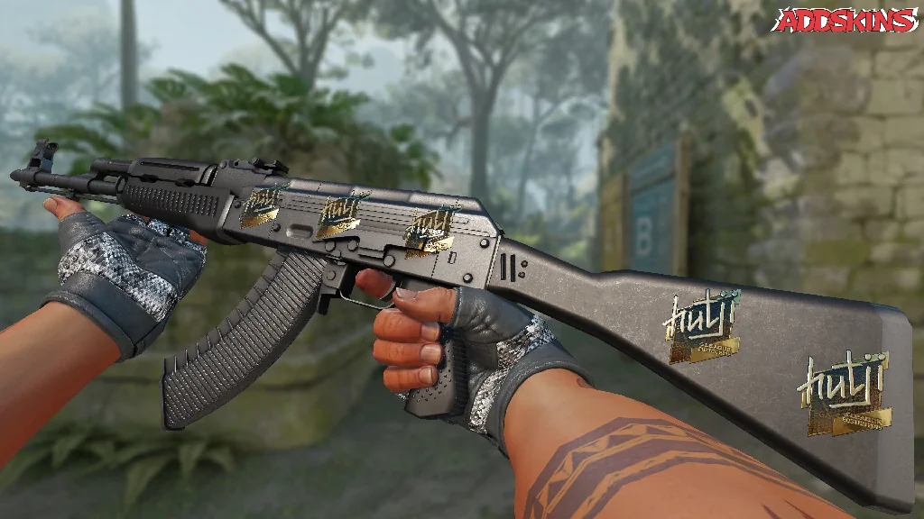 Sticker | hutji (Gold) | Boston 2018 inspecting
