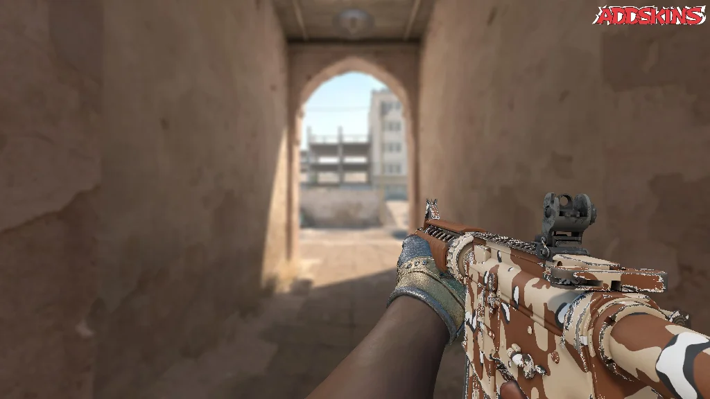 M4A4 | Desert Storm holding