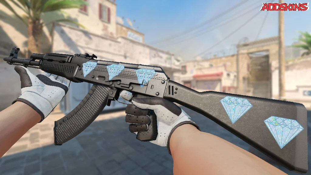 Sticker | Blue Gem (Glitter) inspecting